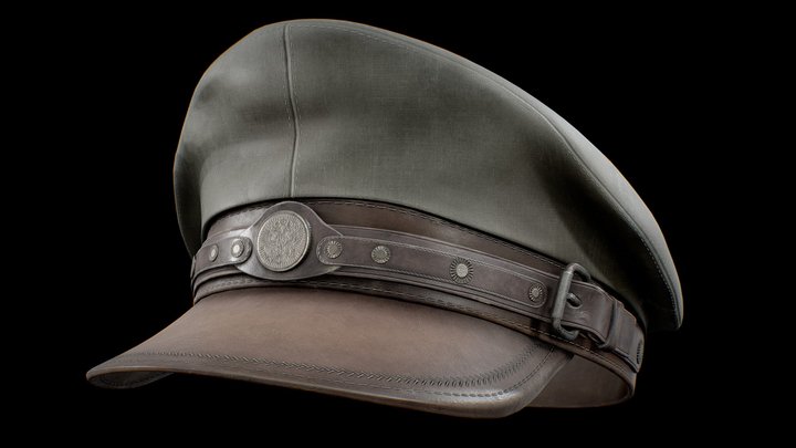 Military Hat 3D Model