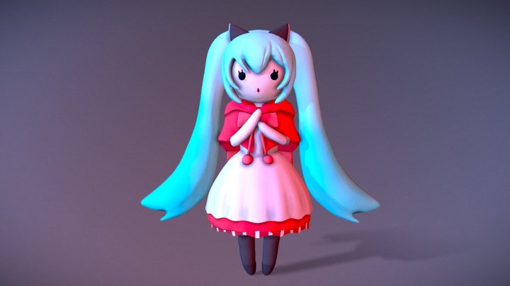 miku  Twilight ∞ NighT 3D Model
