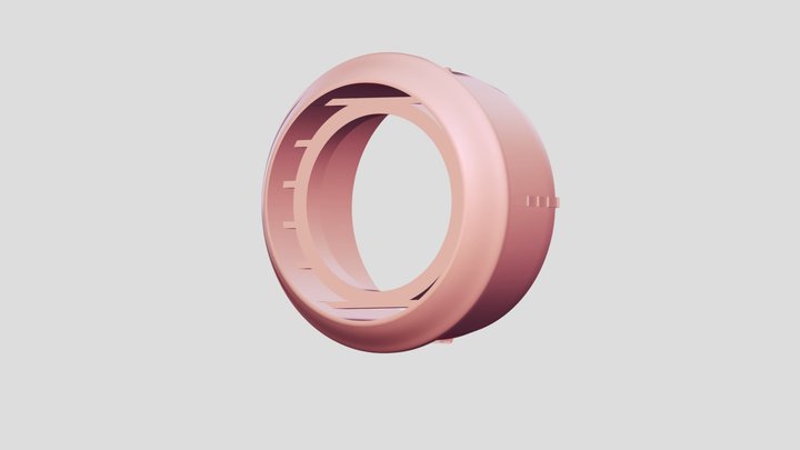 Vent Gauge Pod Audi A3 8P 3D Model