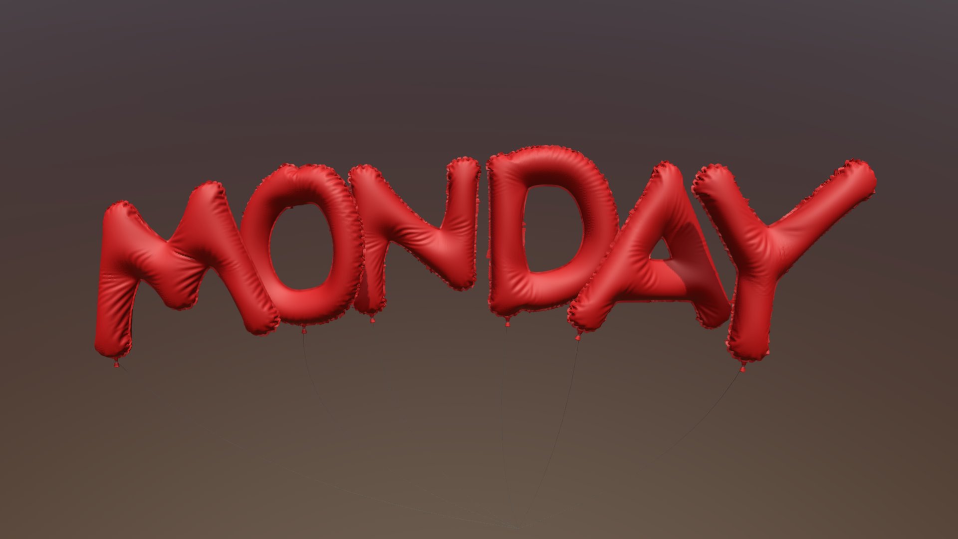 3D model MondayUP - This is a 3D model of the MondayUP. The 3D model is about shape, arrow.