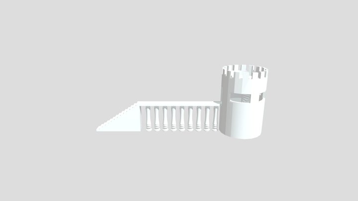 Pillar Env Object 3D Model