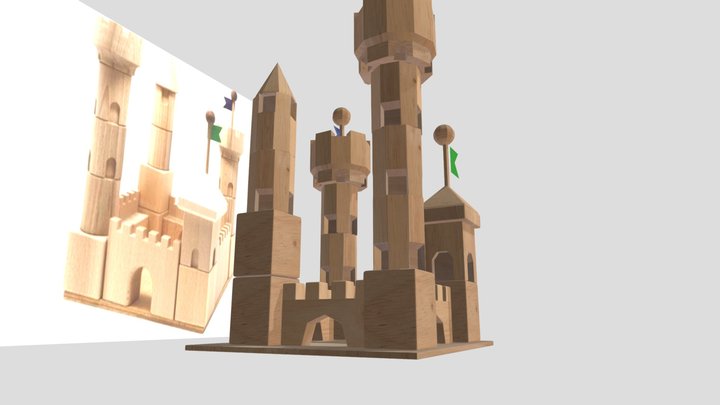 Castle 3D Model