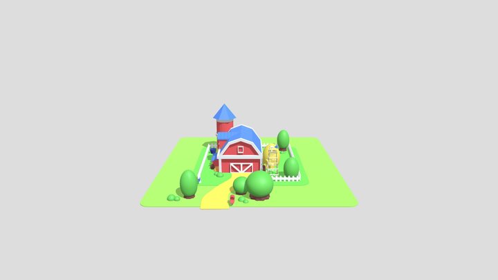Barn 3D Model