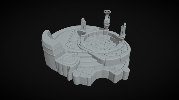 Fountain - Untamed - The Pilgrimage: Sanctuary 3D Model