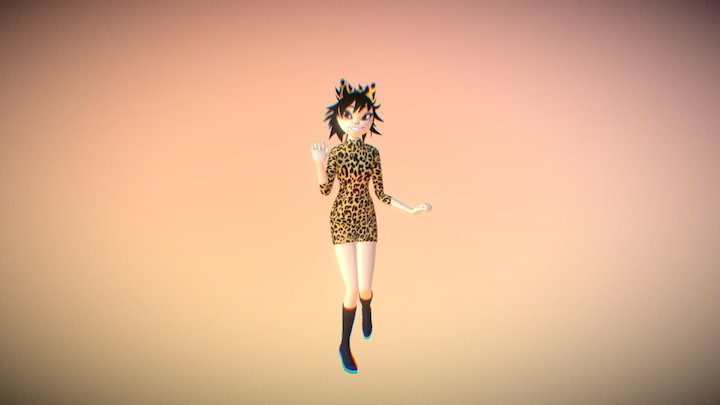 Noodle Leopard V2 3D Model