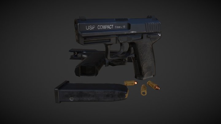 USP Compact 3D Model