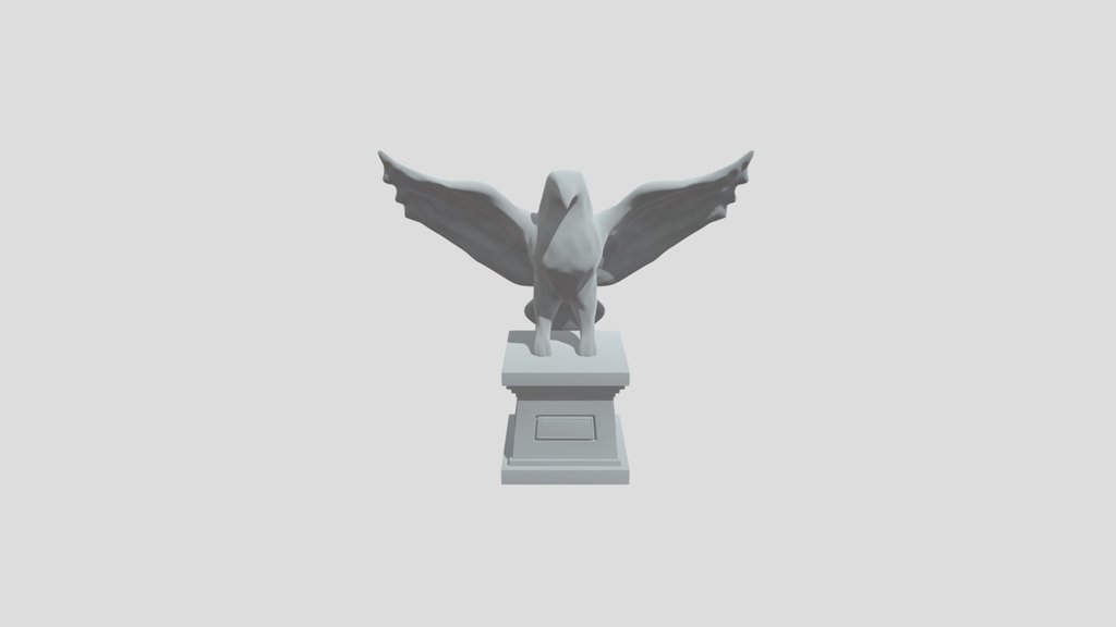 Ceramic Eagle Decorative Sculpture