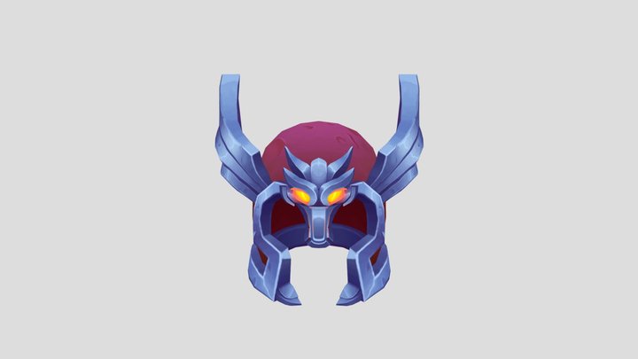Stylized Helmet 3D Model