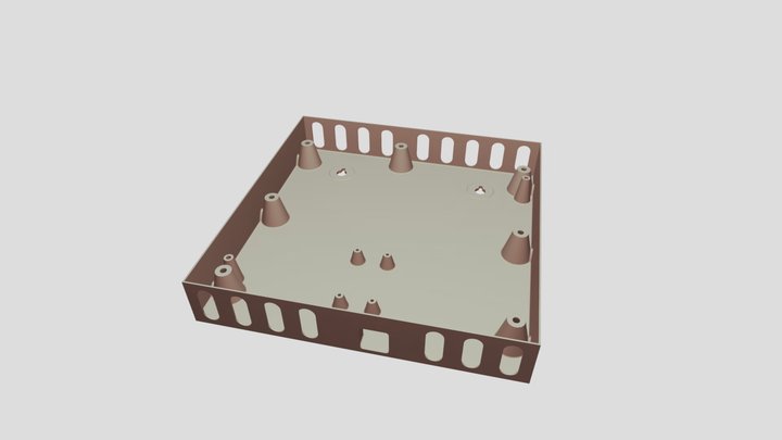 LCD- Panel-64x64- Cabinet 3D Model