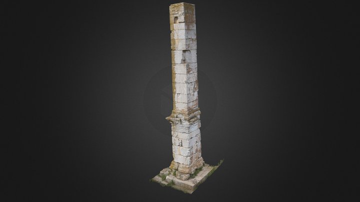 Lesicheri Pillar (RAW Scan) 3D Model