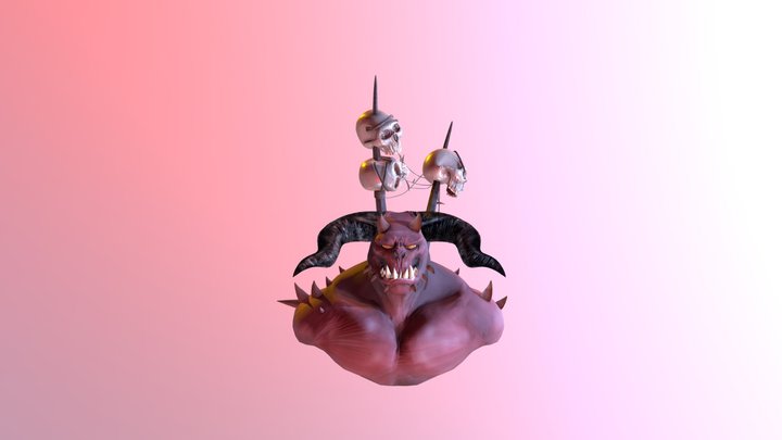 A04 Charcter Bust 3D Model