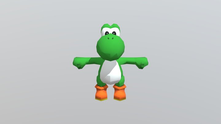 Arcade - Mario Kart Arcade GP 2 - Yoshi 3D Model