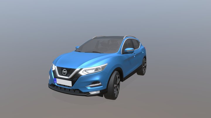 Nissan Qashqai 3D Model