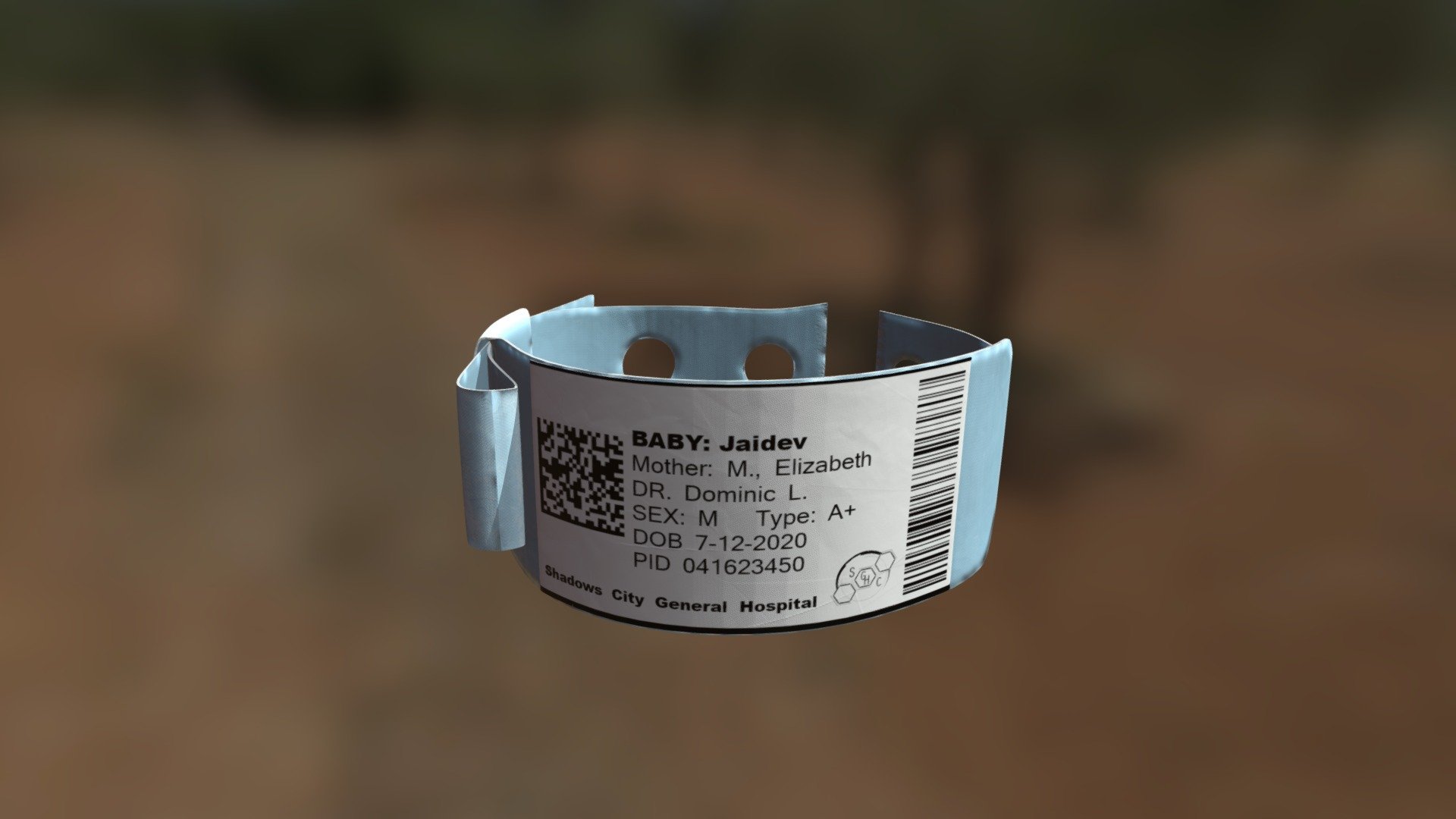 Newborn hospital store bracelet