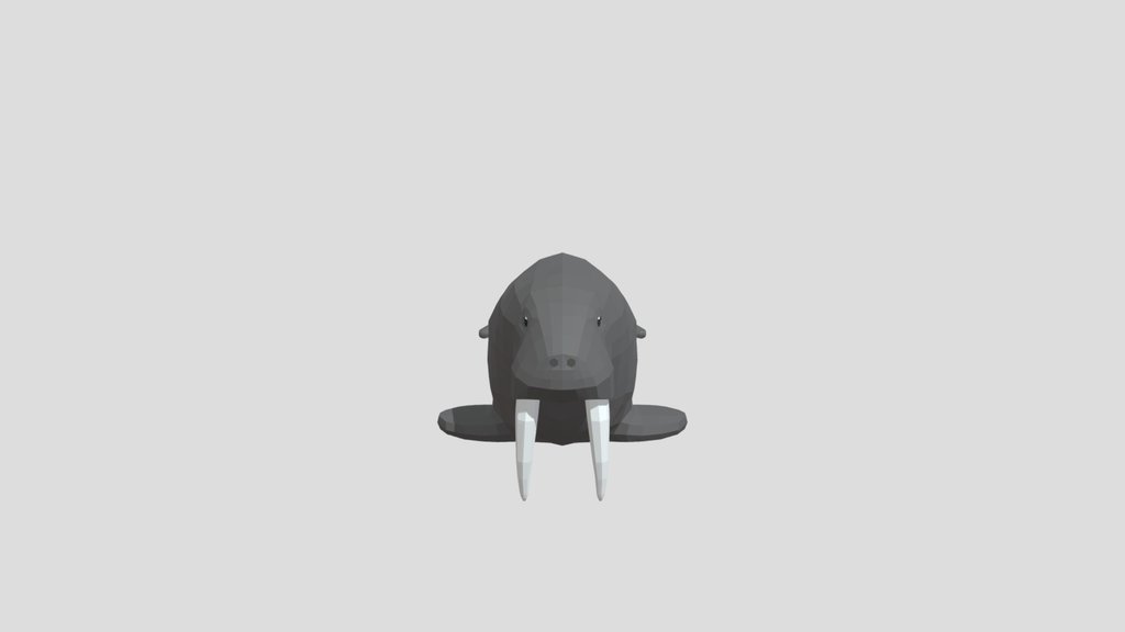 Low Poly Walrus