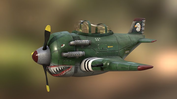 green splinter 3D Model