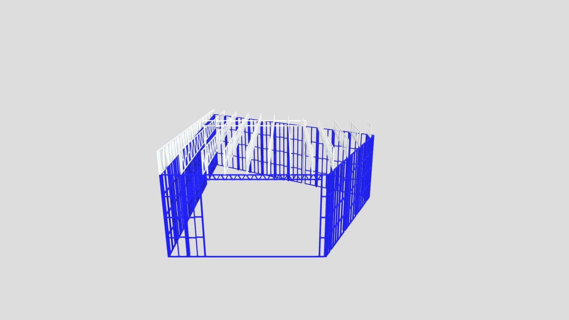 Warehouse 3d Model By Steel Frames Australia Steelframesaustralia 74949af Sketchfab 5183