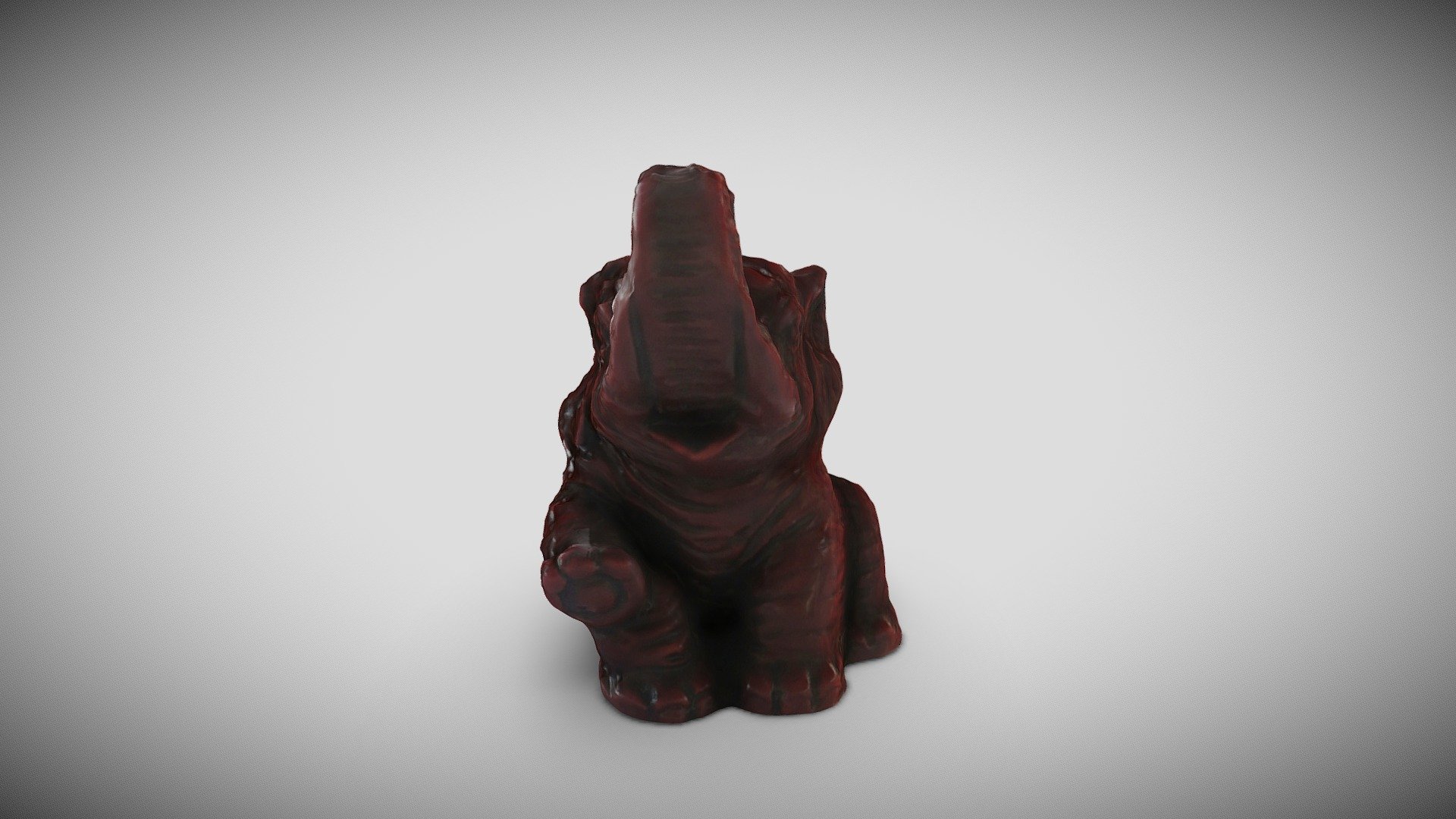 Mini elephant statuette
