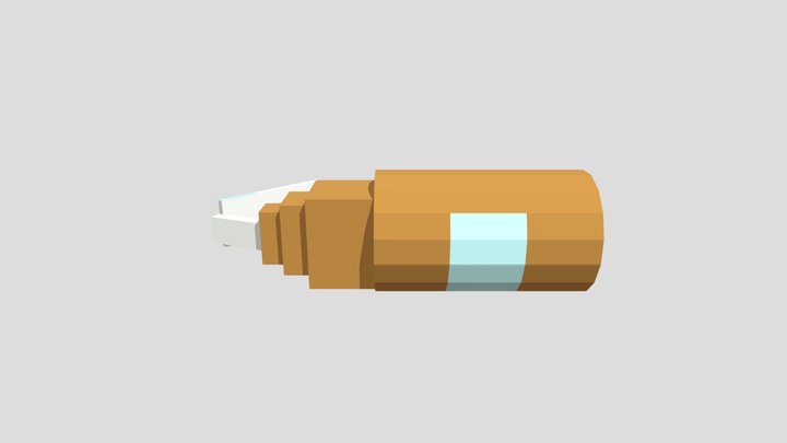 Molotov Cocktail 3D Model