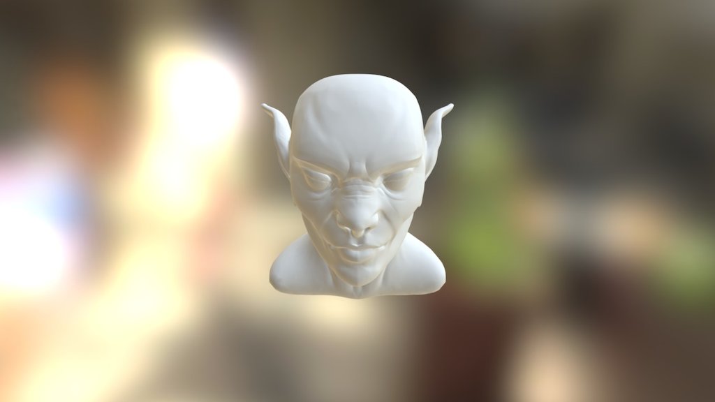 dragon guy bust (hairless)