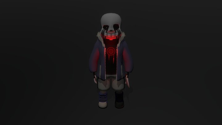 3D Model Killer Sans! 3D Model