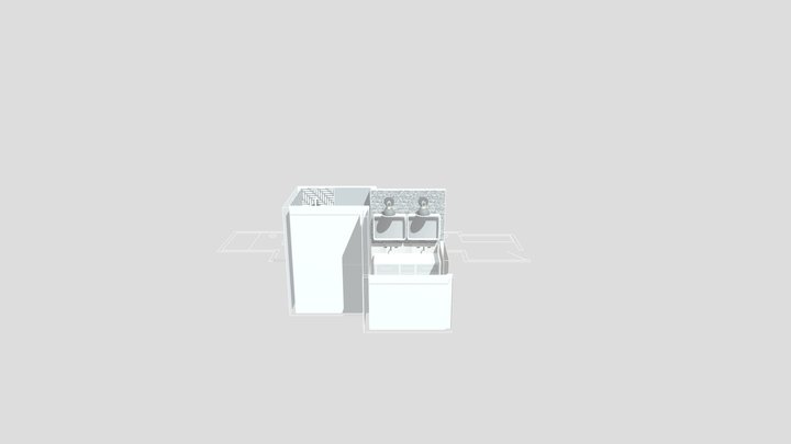 EmilyDJ Kids Bath 3D Model