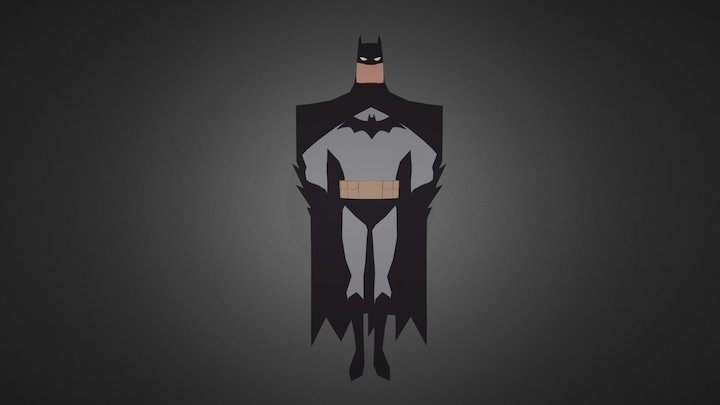 Batman Low 3D Model