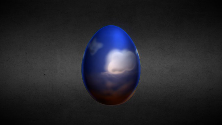 Blue Sky #easteregg2019 3D Model
