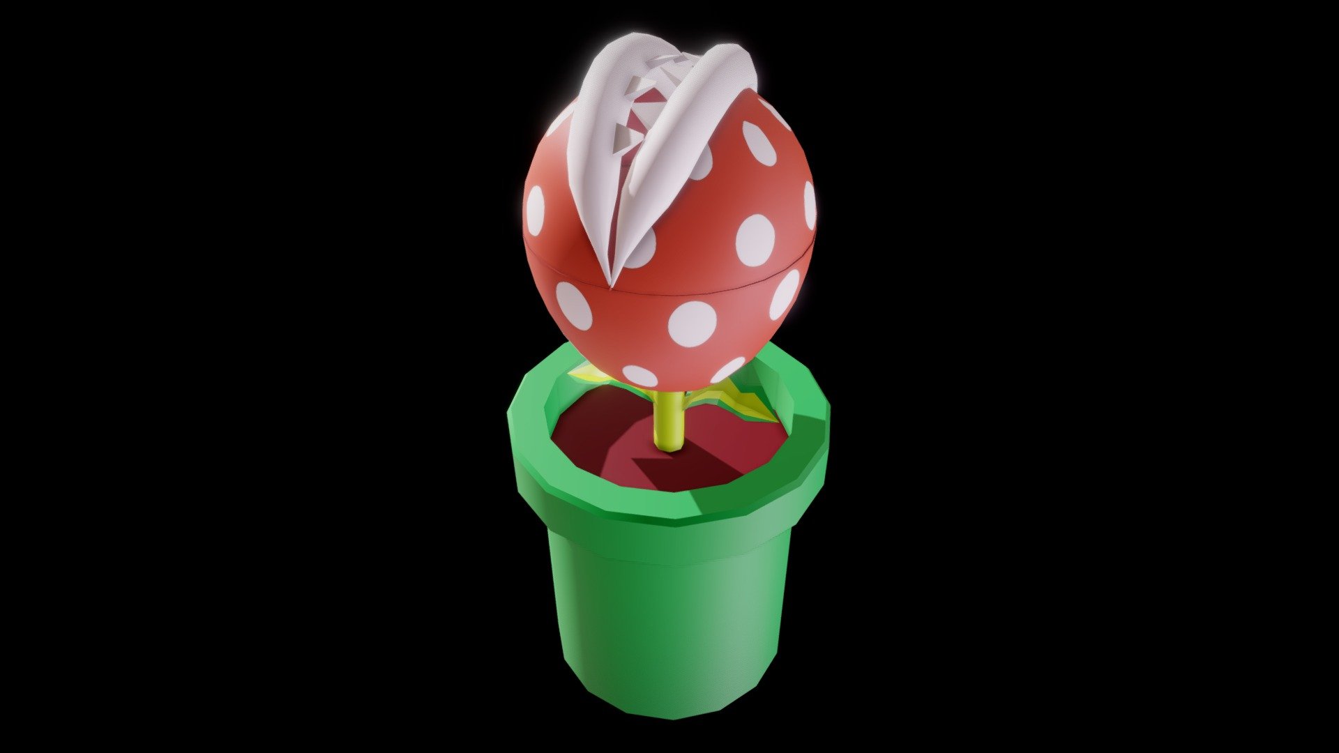 Super Mario Piranha Plant - Download Free 3D model by Spark Games ...