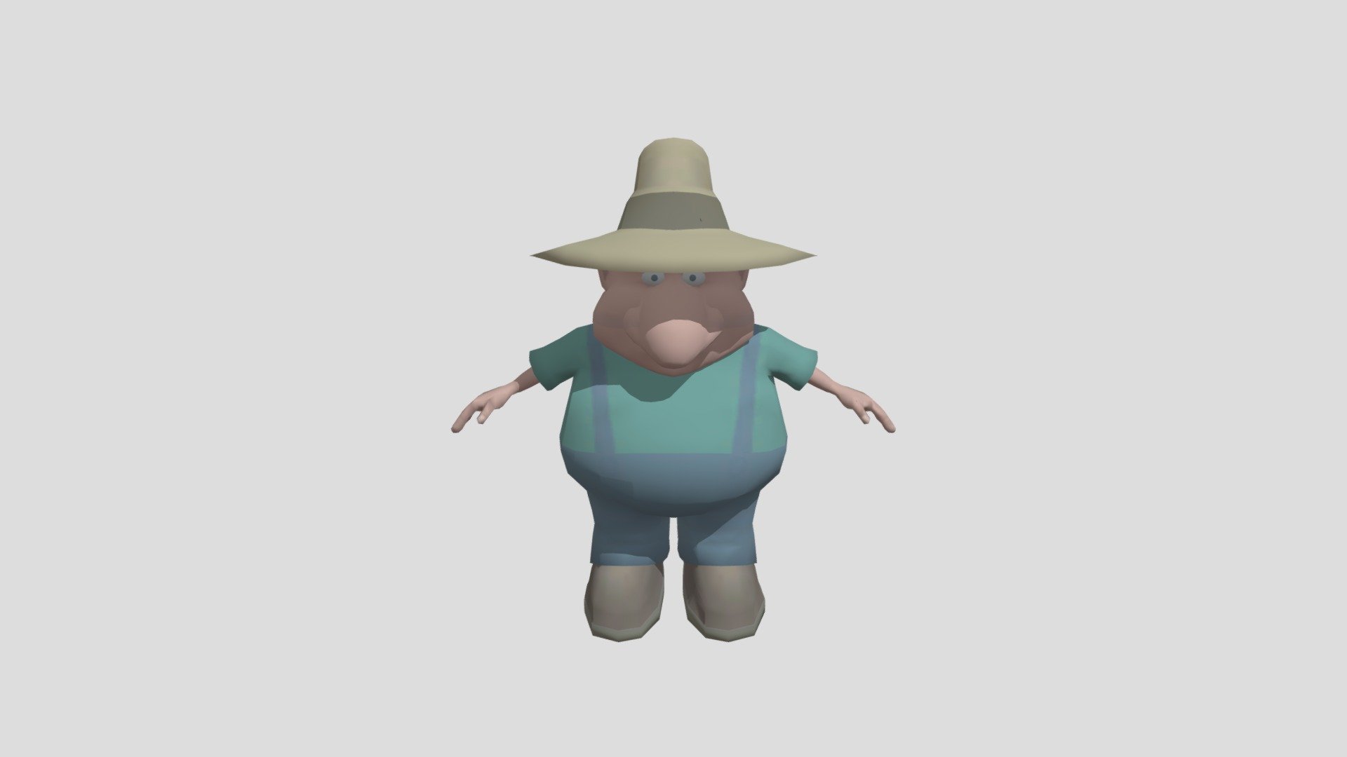 GameCube - Barnyard - Farmer - Download Free 3D model by kyle.river ...