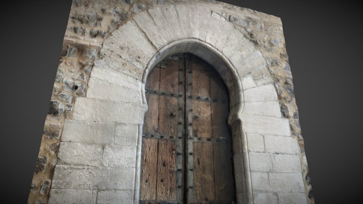 La puerta más antigua de Madrid 3D Model