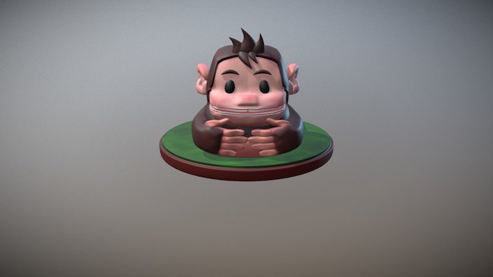 monito pantufla 3D Model