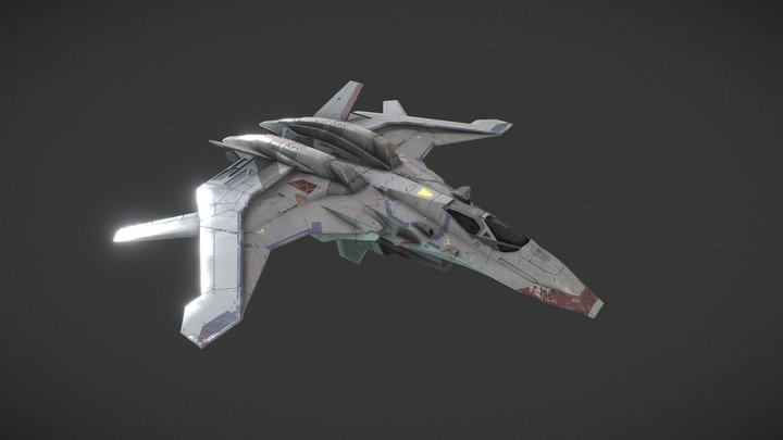 Spaceship Shaznar 3D Model