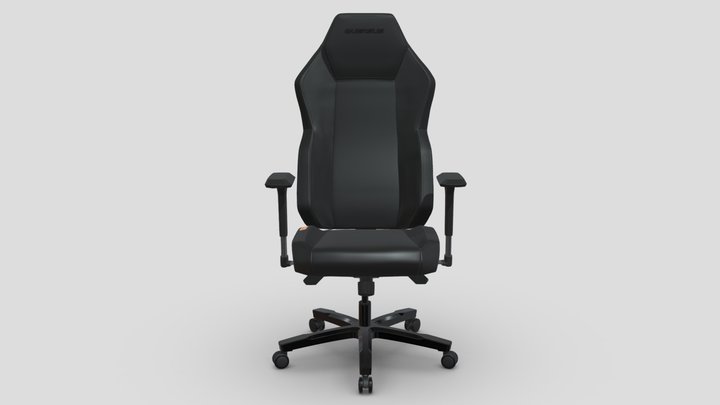 QUERSUS gaming chair VAOS.3.3 Black Accent 3D Model