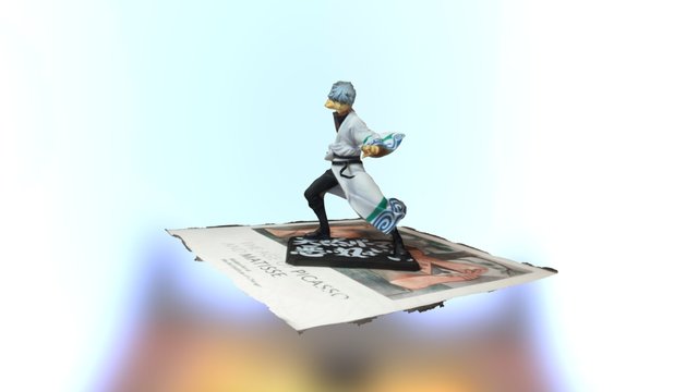 Gintoki Sakata v2 3D Model
