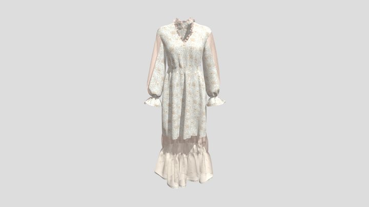 Cliff_dress 3D Model