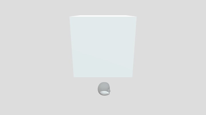 head character cartoon 3D Model
