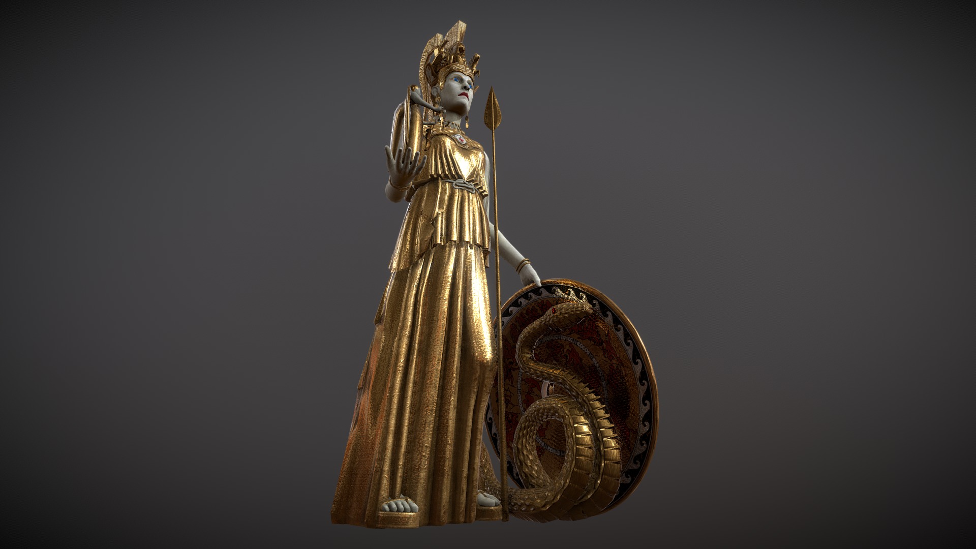 Athena Parthenos - 3D model by colinfizgig.