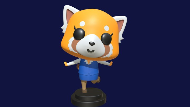 Aggretsuko - Retsu 3D Model