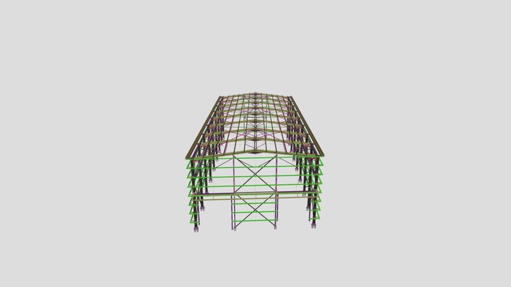 Industrial Structure 3D Model