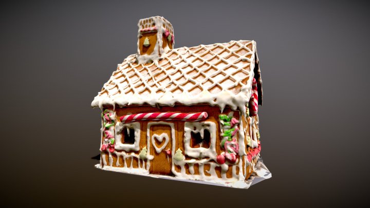 Ginger bread house 3D Model