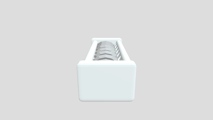 Dish rack wIth plates 3D Model