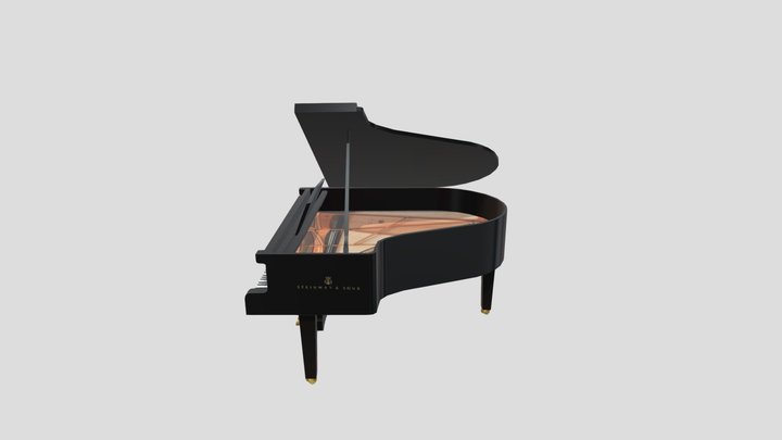 Grand piano 3D Model