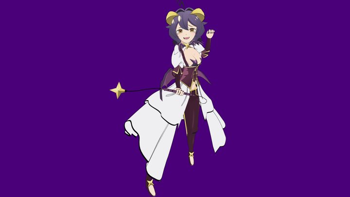 Hiiragi Utena Gushing Magical Girls V2 Anime 3D 3D Model