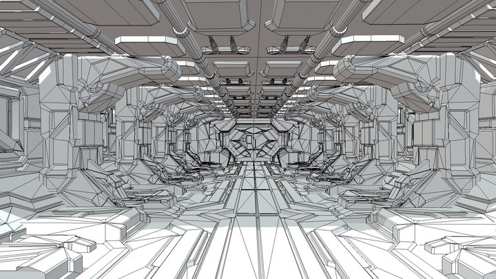 coridor 3D Model