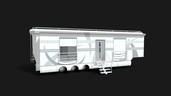 Caravane foraine 3D Model