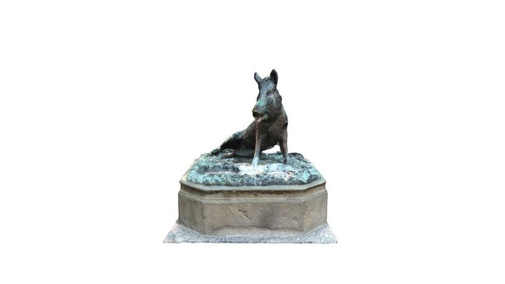 Fontana del Porcellino - Montecatini Terme 3D Model