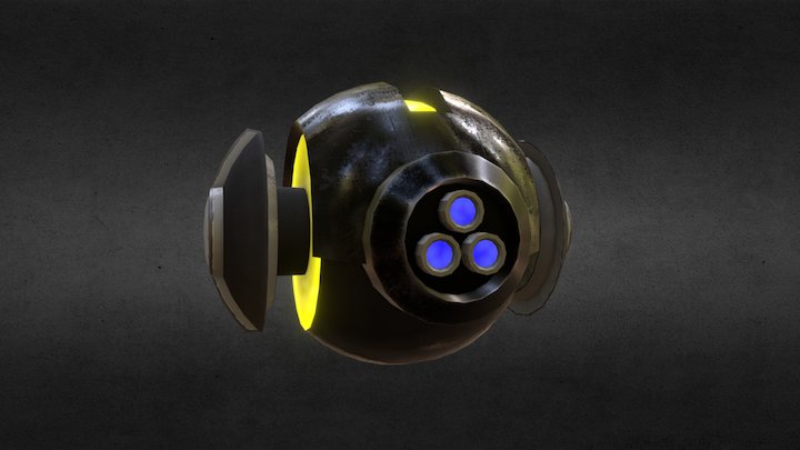 Sci-Fi Drone 3D Model