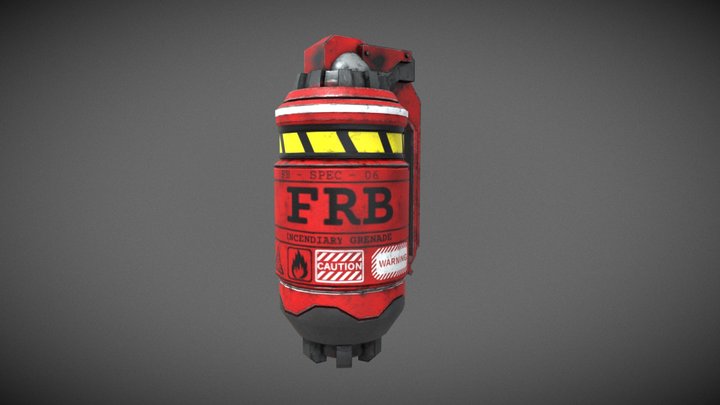 Incendiary Grenade 3D Model