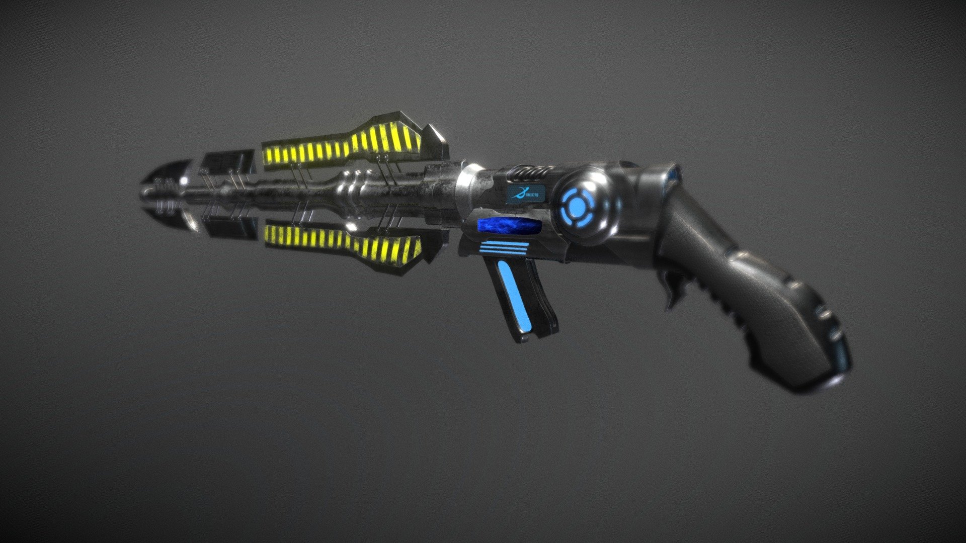 Sci Fi SwordGun - 3D model by Crieto08 [74a6430] - Sketchfab